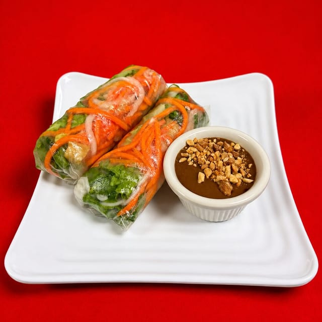 Vegetarian Summer Roll.