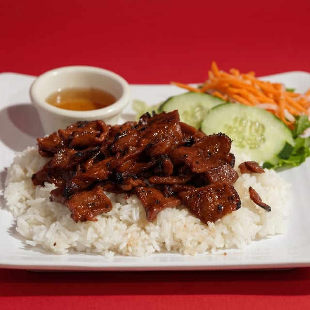 Grilled Pork Rice.